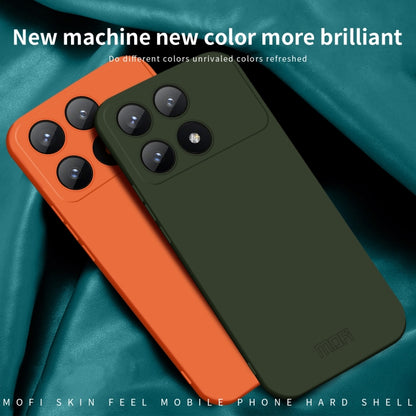 For Xiaomi Redmi K70E MOFI Qin Series Skin Feel All-inclusive PC Phone Case(Orange) - K70E Cases by MOFI | Online Shopping South Africa | PMC Jewellery