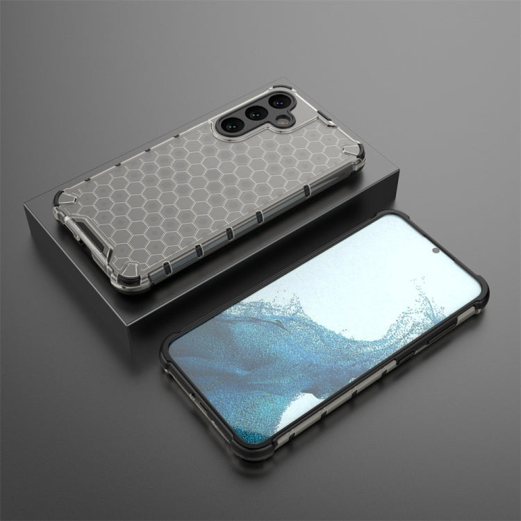 For Samsung Galaxy S24+ 5G Shockproof Honeycomb Phone Case(Black) - Galaxy S24+ 5G Cases by PMC TechLife | Online Shopping South Africa | PMC TechLife
