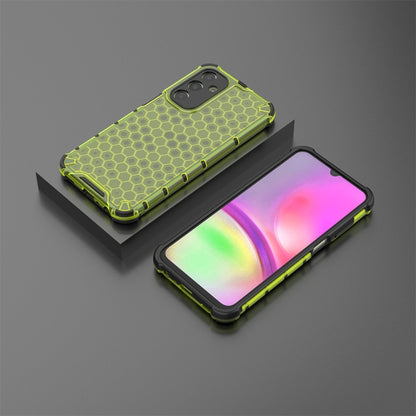 For Samsung Galaxy A25 5G Shockproof Honeycomb Phone Case(Green) - Galaxy Phone Cases by PMC Jewellery | Online Shopping South Africa | PMC Jewellery