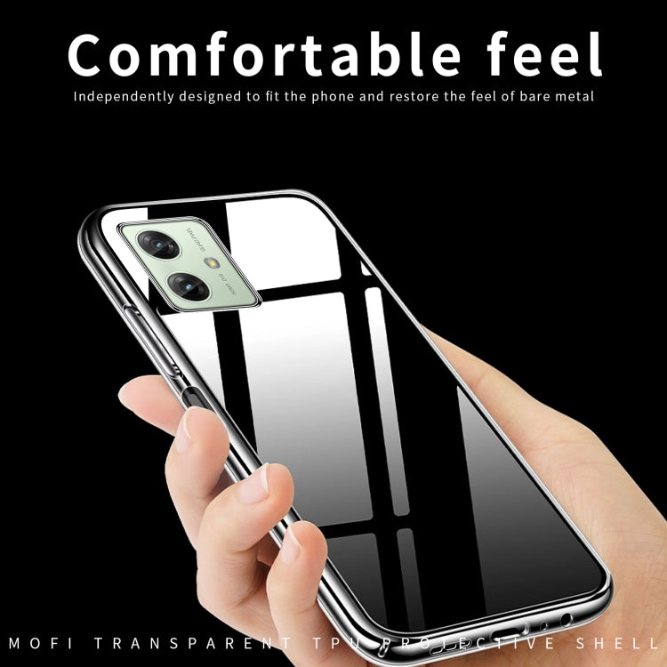 For Motorola Moto G54 MOFI Ming Series Ultra-thin TPU Phone Case(Transparent) - Motorola Cases by MOFI | Online Shopping South Africa | PMC Jewellery