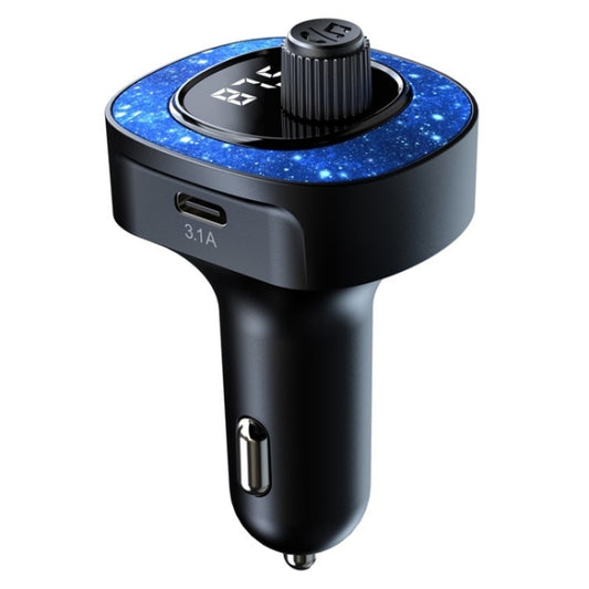 C41 Star Light Car Charger ABS Adapter FM Transmitter Bluetooth Hands-free Call MP3 Music Player - Bluetooth Car Kits by PMC Jewellery | Online Shopping South Africa | PMC Jewellery | Buy Now Pay Later Mobicred