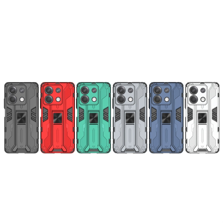 For Redmi Note 13 5G Supersonic Armor PC Hybrid TPU Phone Case(Blue) - Note 13 Cases by PMC TechLife | Online Shopping South Africa | PMC TechLife | Buy Now Pay Later Mobicred
