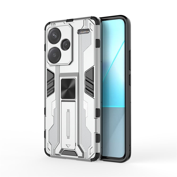 For Redmi Note 13 Pro+ Supersonic Armor PC Hybrid TPU Phone Case(Silver) - Note 13 Pro+ Cases by PMC Jewellery | Online Shopping South Africa | PMC Jewellery | Buy Now Pay Later Mobicred