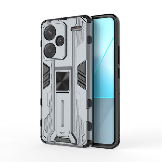 For Redmi Note 13 Pro 5G Supersonic Armor PC Hybrid TPU Phone Case(Grey) - Note 13 Pro Cases by PMC Jewellery | Online Shopping South Africa | PMC Jewellery | Buy Now Pay Later Mobicred