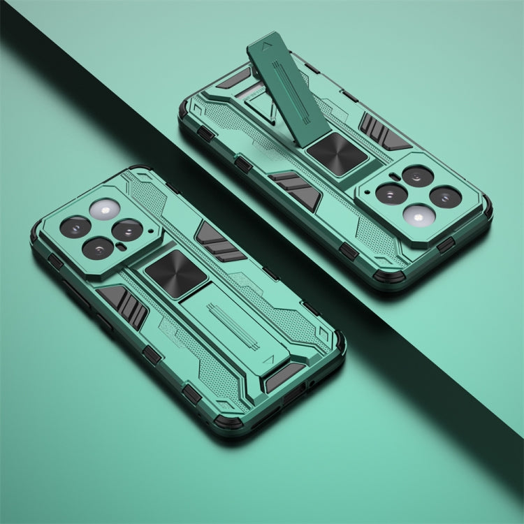 For Xiaomi 14 Supersonic Armor PC Hybrid TPU Phone Case(Green) - 14 Cases by PMC TechLife | Online Shopping South Africa | PMC TechLife | Buy Now Pay Later Mobicred