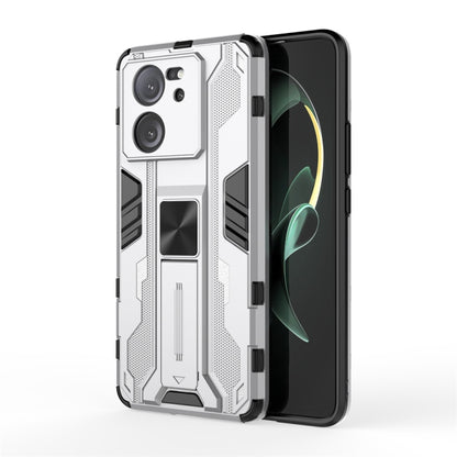 For Xiaomi 13T Supersonic Armor PC Hybrid TPU Phone Case(Silver) - Xiaomi Cases by PMC Jewellery | Online Shopping South Africa | PMC Jewellery | Buy Now Pay Later Mobicred