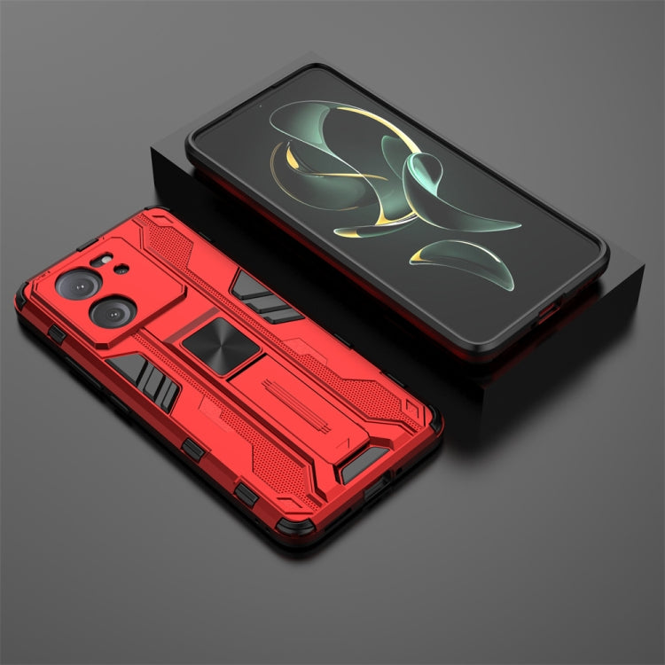 For Xiaomi 13T Pro Supersonic Armor PC Hybrid TPU Phone Case(Red) - Xiaomi Cases by PMC Jewellery | Online Shopping South Africa | PMC Jewellery | Buy Now Pay Later Mobicred