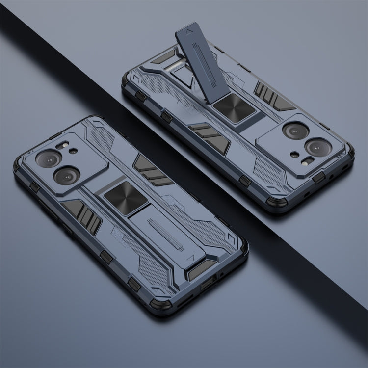 For Xiaomi 13T Pro Supersonic Armor PC Hybrid TPU Phone Case(Blue) - Xiaomi Cases by PMC TechLife | Online Shopping South Africa | PMC TechLife | Buy Now Pay Later Mobicred