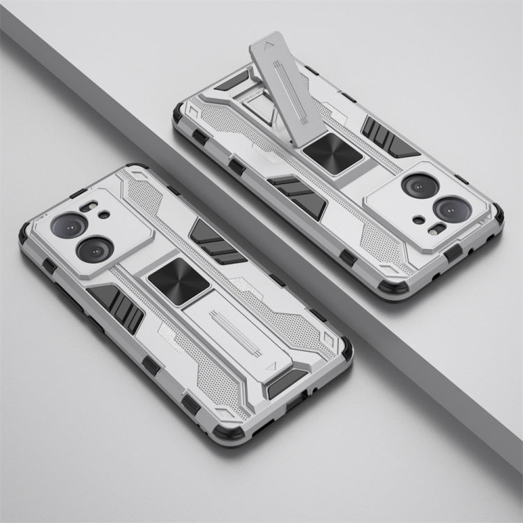 For Xiaomi 13T Pro Supersonic Armor PC Hybrid TPU Phone Case(Silver) - Xiaomi Cases by PMC TechLife | Online Shopping South Africa | PMC TechLife | Buy Now Pay Later Mobicred
