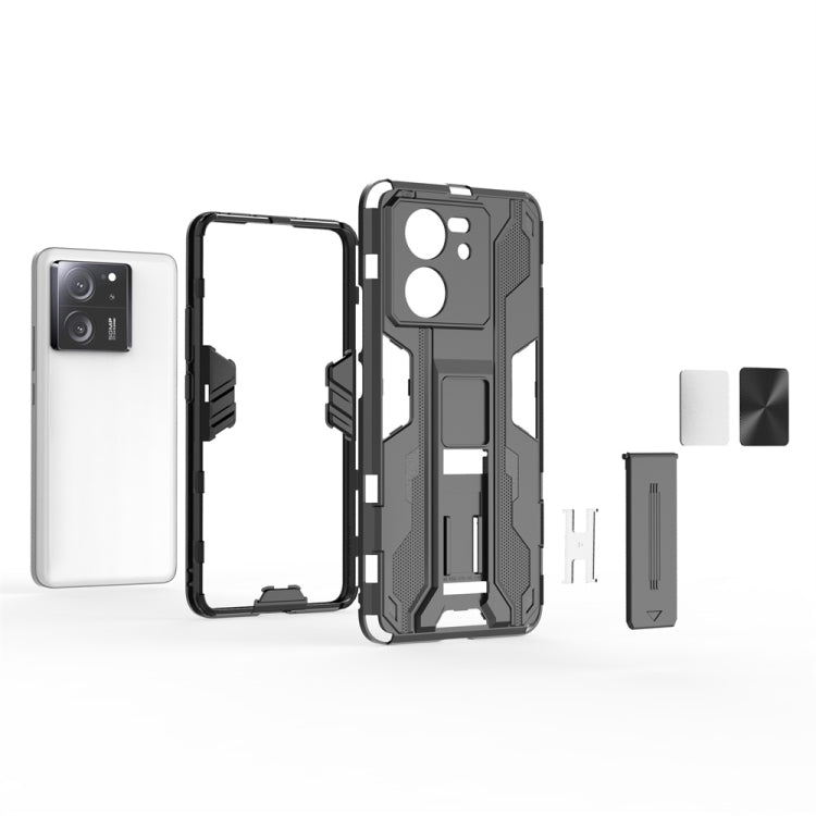 For Xiaomi 13T Pro Supersonic Armor PC Hybrid TPU Phone Case(Grey) - Xiaomi Cases by PMC TechLife | Online Shopping South Africa | PMC TechLife | Buy Now Pay Later Mobicred