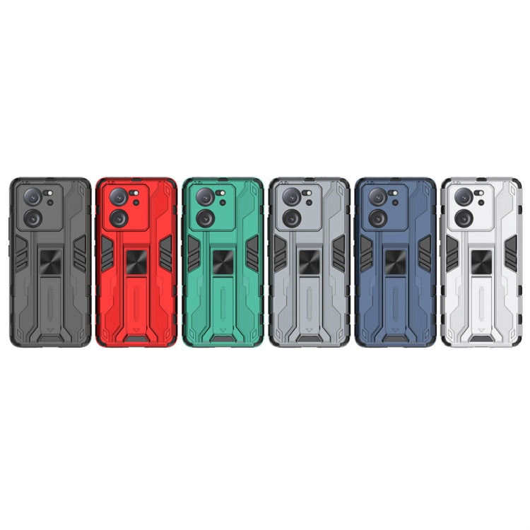 For Xiaomi 13T Pro Supersonic Armor PC Hybrid TPU Phone Case(Grey) - Xiaomi Cases by PMC TechLife | Online Shopping South Africa | PMC TechLife | Buy Now Pay Later Mobicred