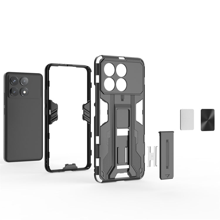 For Redmi K70 Supersonic Armor PC Hybrid TPU Phone Case(Grey) - Xiaomi Cases by PMC TechLife | Online Shopping South Africa | PMC TechLife | Buy Now Pay Later Mobicred