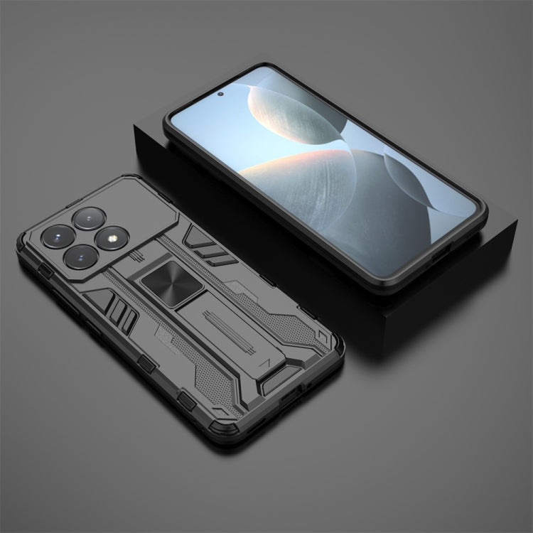 For Redmi K70 Pro Supersonic Armor PC Hybrid TPU Phone Case(Black) - K70 Pro Cases by PMC TechLife | Online Shopping South Africa | PMC TechLife | Buy Now Pay Later Mobicred