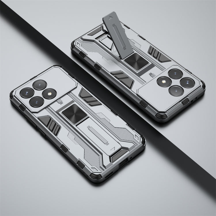 For Redmi K70 Pro Supersonic Armor PC Hybrid TPU Phone Case(Grey) - K70 Pro Cases by PMC TechLife | Online Shopping South Africa | PMC TechLife | Buy Now Pay Later Mobicred