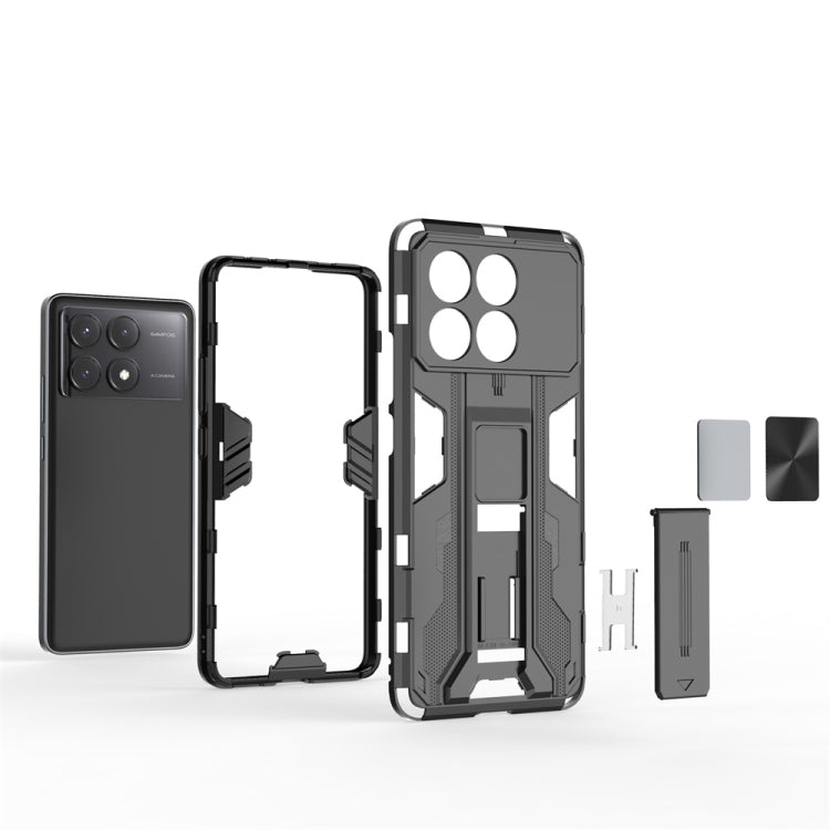 For Xiaomi Poco X6 Pro Supersonic Armor PC Hybrid TPU Phone Case(Silver) - Xiaomi Cases by PMC TechLife | Online Shopping South Africa | PMC TechLife | Buy Now Pay Later Mobicred