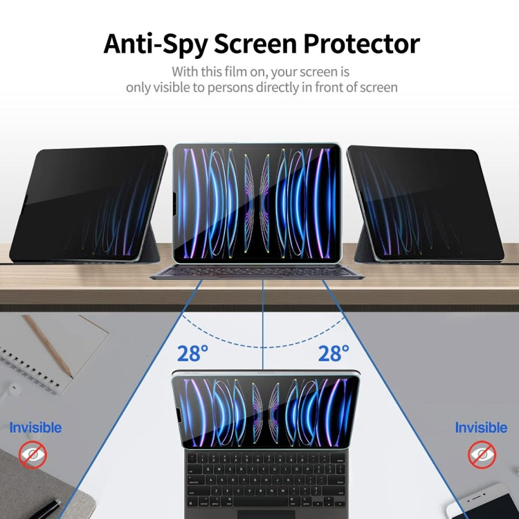 For iPad mini 6 ENKAY Hat-Prince 0.33mm 28 Degrees Anti-peeping Privacy Tempered Glass Film - iPad mini 6 Tempered Glass by ENKAY | Online Shopping South Africa | PMC Jewellery