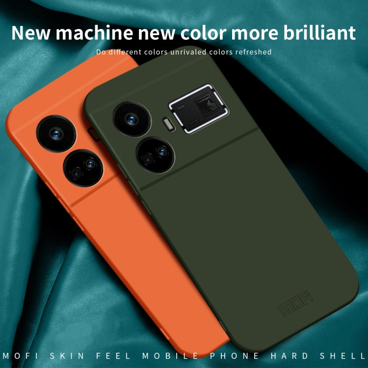 For Realme GT5 MOFI Qin Series Skin Feel All-inclusive PC Phone Case(Blue) - Realme Cases by MOFI | Online Shopping South Africa | PMC TechLife | Buy Now Pay Later Mobicred