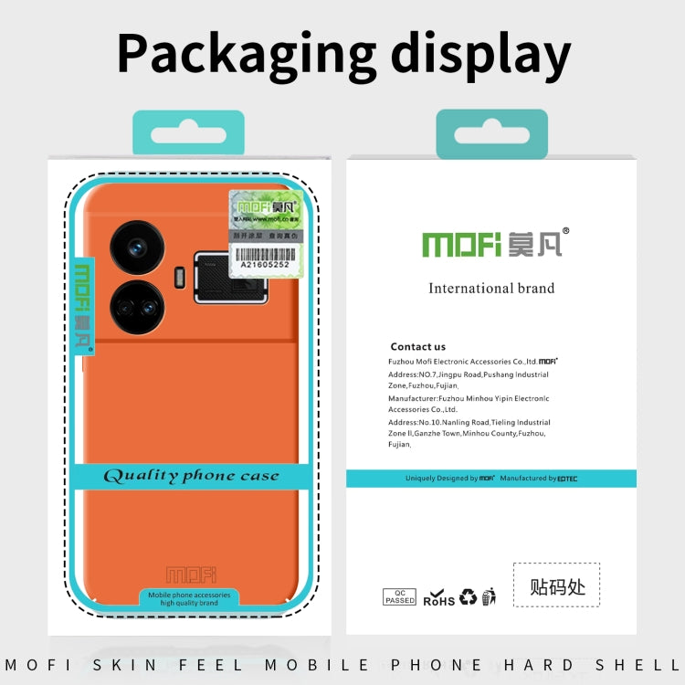 For Realme 12 Pro / 12 Pro+ MOFI Qin Series Skin Feel All-inclusive PC Phone Case(Gray) - Realme Cases by MOFI | Online Shopping South Africa | PMC Jewellery