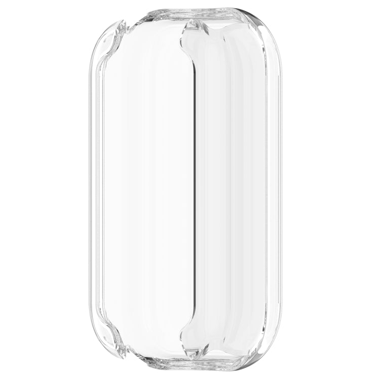 For Xiaomi Smart Band 8 Active Full Package TPU Electroplated Watch Protective Case(Transparent) - Watch Cases by PMC TechLife | Online Shopping South Africa | PMC TechLife | Buy Now Pay Later Mobicred