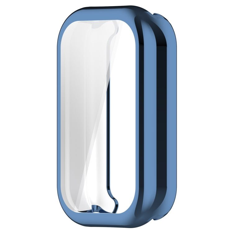 For Redmi Band 2 Full Package TPU Electroplated Watch Protective Case(Blue) - Watch Cases by PMC TechLife | Online Shopping South Africa | PMC TechLife | Buy Now Pay Later Mobicred