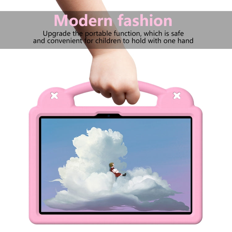 For Honor Pad X8a Handle Kickstand Children EVA Shockproof Tablet Case(Pink) - Honor by PMC TechLife | Online Shopping South Africa | PMC TechLife | Buy Now Pay Later Mobicred