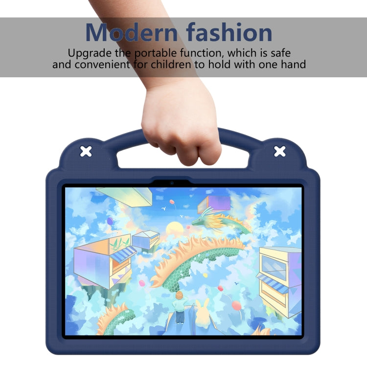 For Honor Pad X8a Handle Kickstand Children EVA Shockproof Tablet Case(Navy Blue) - Honor by PMC TechLife | Online Shopping South Africa | PMC TechLife | Buy Now Pay Later Mobicred
