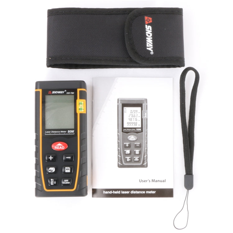 SNDWAY Range Finder Laser Handheld Range Finder SW-T80 - Laser Rangefinder by SNDWAY | Online Shopping South Africa | PMC Jewellery | Buy Now Pay Later Mobicred