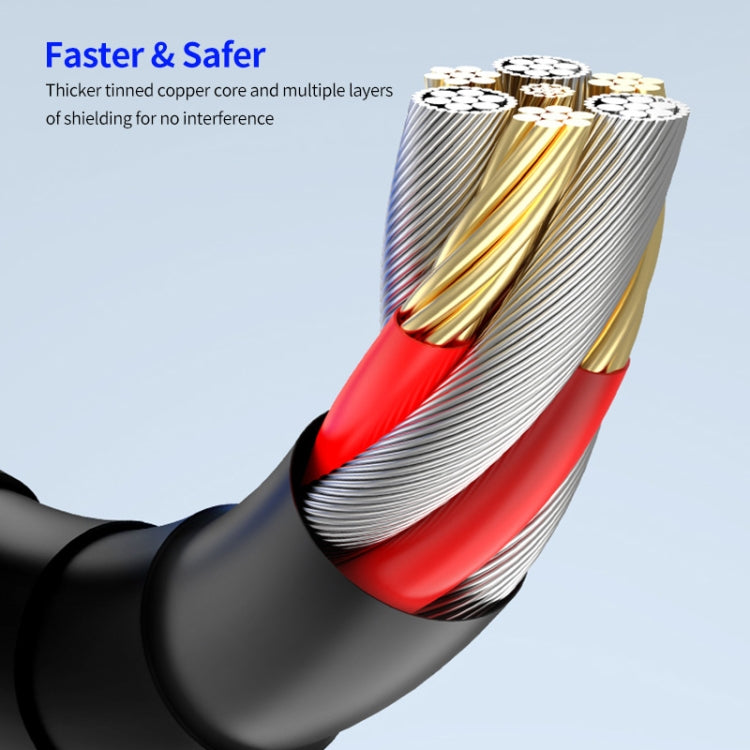ENKAY PD30W Type-C to 8 Pin Fast Charging Data Silicone Cable with LED Display, Length:1m(Black) - free shipping - PMC Jewellery - Order now!