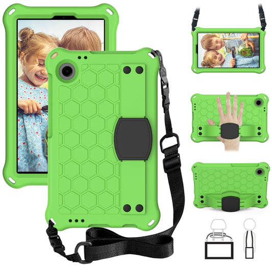 For Alcatel Joy Tab2 2020 / 3T 8.0 Honeycomb EVA Hybrid PC Tablet Case with Strap(Green+Black) - Others by PMC Jewellery | Online Shopping South Africa | PMC Jewellery | Buy Now Pay Later Mobicred