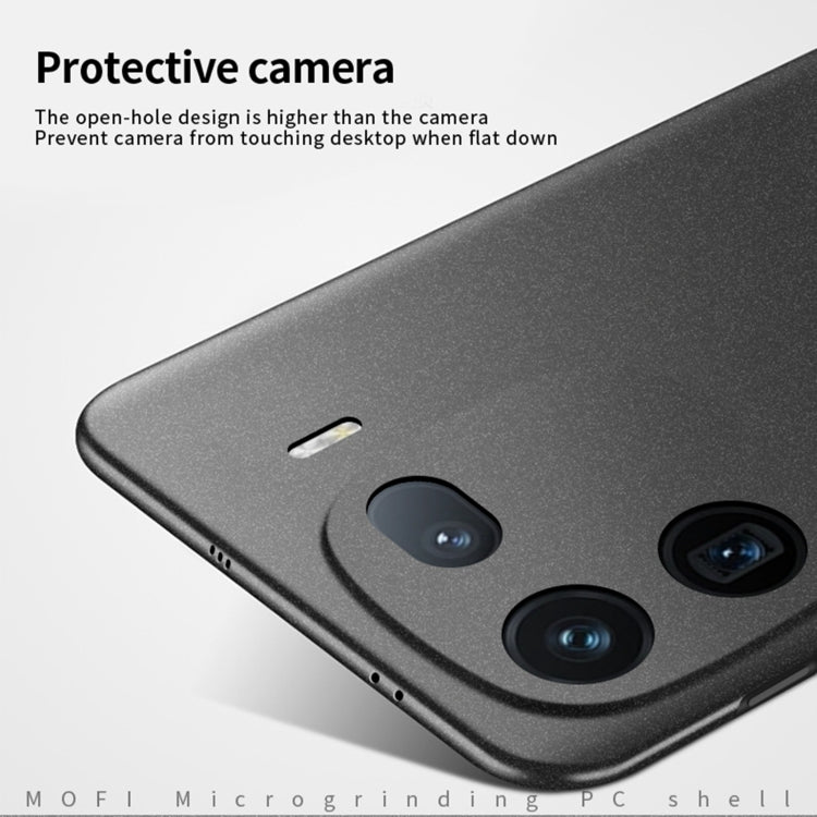 For vivo iQOO 12 Pro MOFI Fandun Series Frosted PC Ultra-thin All-inclusive Phone Case(Black) - iQOO 12 Pro Cases by MOFI | Online Shopping South Africa | PMC Jewellery