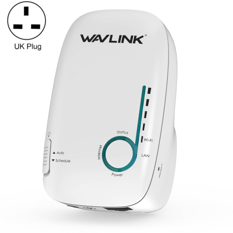 WAVLINK WN576K1 AC1200 Household WiFi Router Network Extender Dual Band Wireless Repeater, Plug:UK Plug (White) - Wireless Routers by WAVLINK | Online Shopping South Africa | PMC Jewellery | Buy Now Pay Later Mobicred