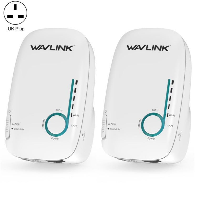 WAVLINK WN576K2 AC1200 Household WiFi Router Network Extender Dual Band Wireless Repeater, Plug:UK Plug (White) - free shipping - PMC Jewellery - Order now!