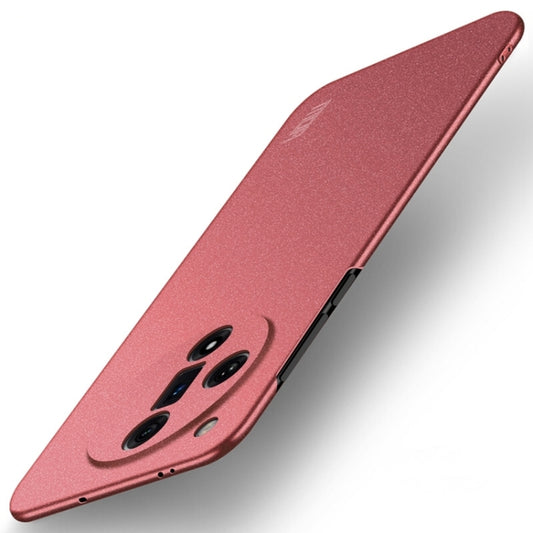 For OPPO Find X7 MOFI Fandun Series Frosted PC Ultra-thin All-inclusive Phone Case(Red) - Find X7 Cases by MOFI | Online Shopping South Africa | PMC Jewellery