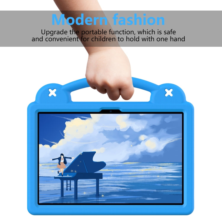 For Lenovo Tab P11 / J606F Handle Kickstand Children EVA Shockproof Tablet Case(Sky Blue) - Lenovo by PMC TechLife | Online Shopping South Africa | PMC TechLife | Buy Now Pay Later Mobicred