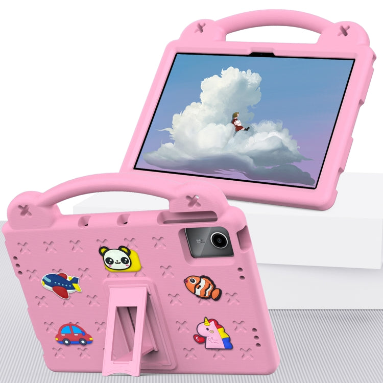 For TCL Nxt Pader 11 2023 Handle Kickstand Children EVA Shockproof Tablet Case(Pink) - Others by PMC TechLife | Online Shopping South Africa | PMC TechLife | Buy Now Pay Later Mobicred