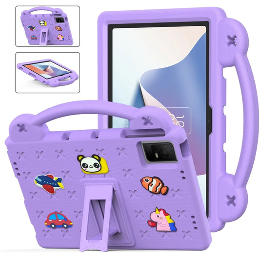 For TCL Nxt Pader 11 2023 Handle Kickstand Children EVA Shockproof Tablet Case(Light Purple) - Others by PMC Jewellery | Online Shopping South Africa | PMC Jewellery | Buy Now Pay Later Mobicred