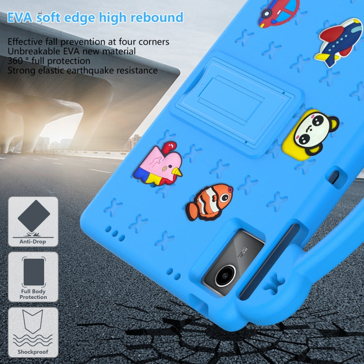 For Huawei MatePad SE 11 2024 Handle Kickstand Children EVA Shockproof Tablet Case(Sky Blue) - Huawei by PMC Jewellery | Online Shopping South Africa | PMC Jewellery | Buy Now Pay Later Mobicred