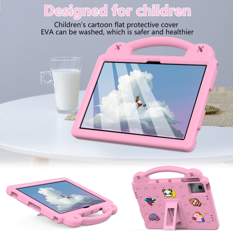 For Onn Tbspg 100110027 2023 Handle Kickstand Children EVA Shockproof Tablet Case(Pink) - Others by PMC TechLife | Online Shopping South Africa | PMC TechLife | Buy Now Pay Later Mobicred
