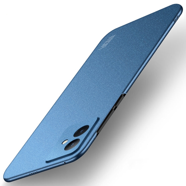 For Honor 100 MOFI Fandun Series Frosted PC Ultra-thin All-inclusive Phone Case(Blue) - Honor Cases by MOFI | Online Shopping South Africa | PMC Jewellery