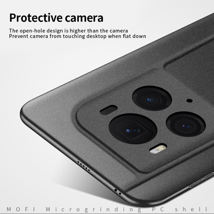 For Honor Magic6 Ultimate MOFI Fandun Series Frosted PC Ultra-thin All-inclusive Phone Case(Black) - Honor Cases by MOFI | Online Shopping South Africa | PMC Jewellery | Buy Now Pay Later Mobicred