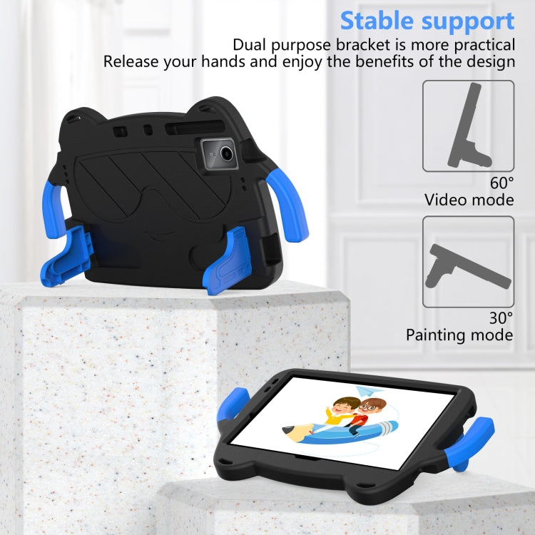 For TCL Tab 11 9466x3 Ice Baby EVA Shockproof Hard PC Tablet Case(Black+Blue) - Others by PMC TechLife | Online Shopping South Africa | PMC TechLife | Buy Now Pay Later Mobicred