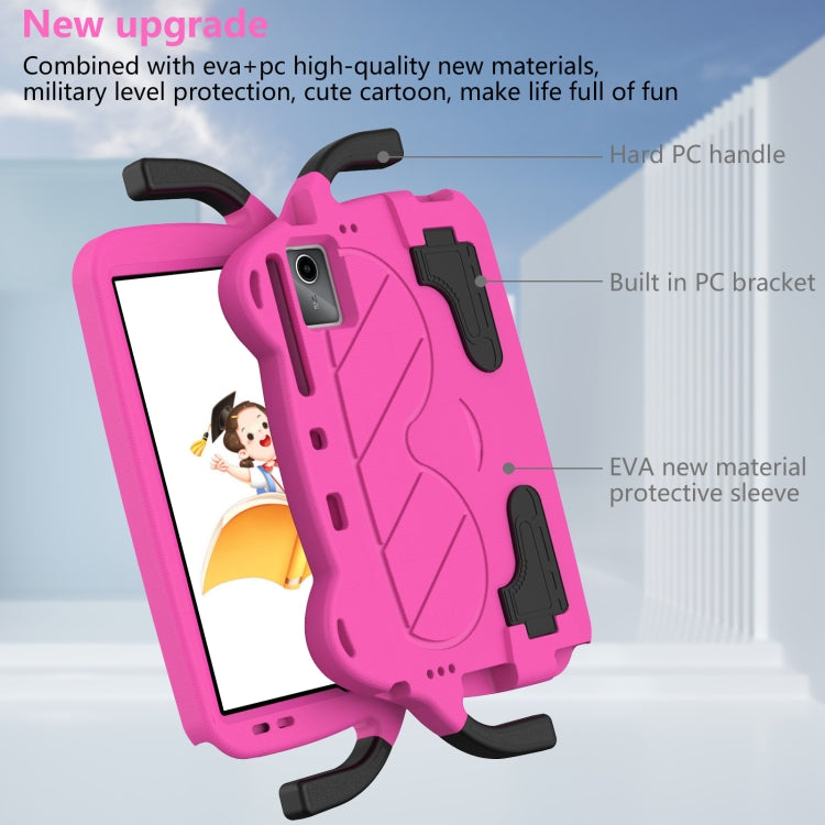 For TCL NxtPader 11 2023 Ice Baby EVA Shockproof Hard PC Tablet Case(Rose Red+Black) - Others by PMC TechLife | Online Shopping South Africa | PMC TechLife | Buy Now Pay Later Mobicred