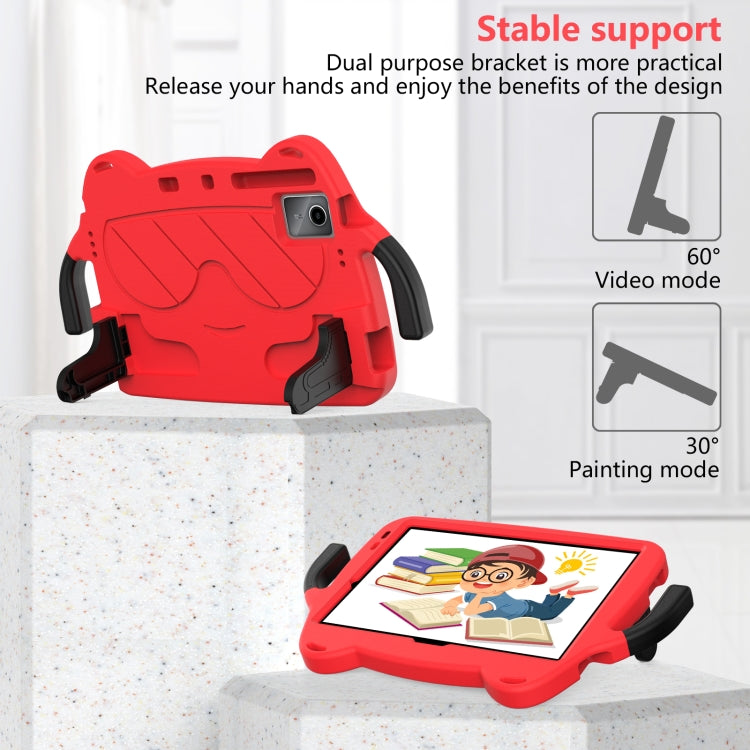 For DOOGEE T30 Pro 11 2023 Ice Baby EVA Shockproof Hard PC Tablet Case(Rose Red+Black) - Others by PMC TechLife | Online Shopping South Africa | PMC TechLife | Buy Now Pay Later Mobicred