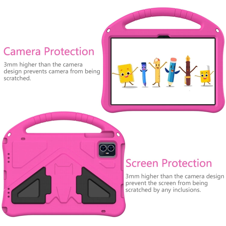 For Teclast M50 HD 10.1 / M50 Pro EVA Shockproof Tablet Case with Holder(Rose Red) - Others by PMC TechLife | Online Shopping South Africa | PMC TechLife | Buy Now Pay Later Mobicred