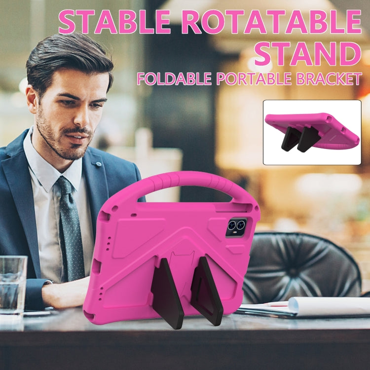 For Teclast M50 HD 10.1 / M50 Pro EVA Shockproof Tablet Case with Holder(Rose Red) - Others by PMC TechLife | Online Shopping South Africa | PMC TechLife | Buy Now Pay Later Mobicred