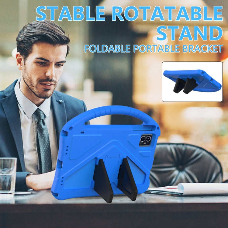 For Blackview Tab 80 10.1 2023 EVA Shockproof Tablet Case with Holder(Blue) - Others by PMC TechLife | Online Shopping South Africa | PMC TechLife