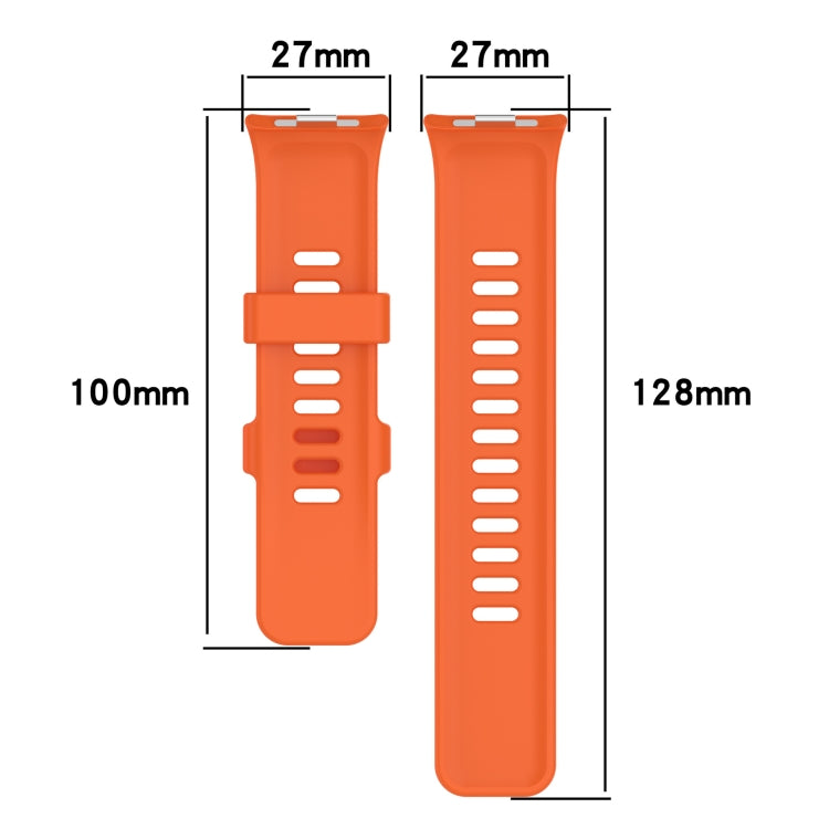 For Redmi Watch 4 Solid Color Silicone Sports Watch Band(Lime Green) - Watch Bands by PMC TechLife | Online Shopping South Africa | PMC TechLife