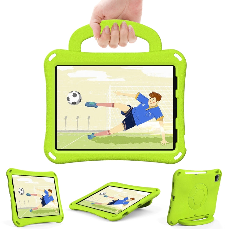 For iPad Air 11 2024 Handle Football Shaped EVA Shockproof Tablet Case(Grass Green) - iPad Air 11 2024 Cases by PMC TechLife | Online Shopping South Africa | PMC TechLife | Buy Now Pay Later Mobicred
