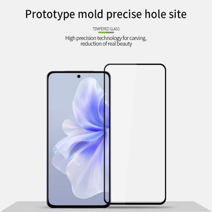 For vivo S18e MOFI 9H 2.5D Full Screen Tempered Glass Film(Black) - vivo Tempered Glass by MOFI | Online Shopping South Africa | PMC Jewellery