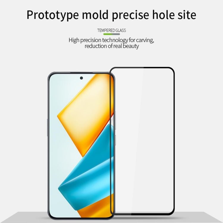 For Honor 90 GT MOFI 9H 2.5D Full Screen Tempered Glass Film(Black) - Honor Tempered Glass by MOFI | Online Shopping South Africa | PMC TechLife | Buy Now Pay Later Mobicred